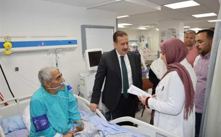 محافظ المنوفية يفاجئ مستشفى صدر شبين الكوم ويحيل 66 موظفًا للتحقيق