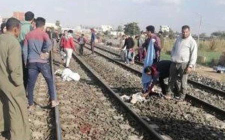 مصرع سيدة دهسًا أسفل عجلات القطار في كفرالشيخ