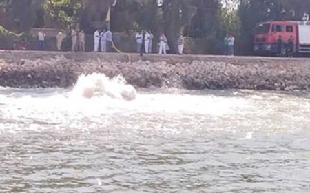 السيطرة على تسريب كسر ماسورة غاز في بحر مويس ببنها في القليوبية