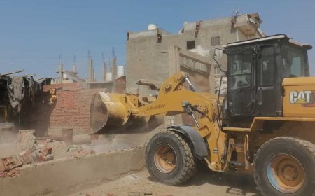 إزالة 10 حالات تعد في المهد بحي شرق أسوان