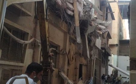 ارتفاع عدد ضحايا انهيار مصنع في المحلة الكبرى إلى 5 متوفين و25 مصابًا