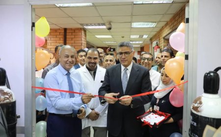 محافظ الجيزة يفتتح توسعات قسم الرعاية المركزة بمستشفى إمبابة