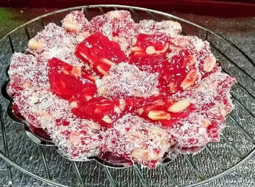 الملبن الأحمر بالفول السوداني بطريقة بسيطة وسريعة بالمنزل