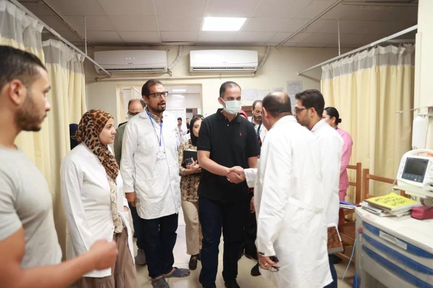 نائب وزير الصحة تفقد مشروع تطوير مستشفى أبنوب المركزي والمبرة للتأمين الصحي بأسيوط وصدر المنيا ووجه بصرف مكافأة للعاملين
