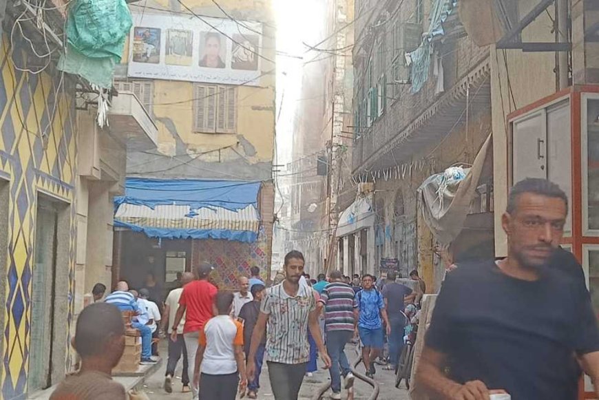 4 قرارات للنيابة فى واقعة حريق عقار الجمرك في الإسكندرية (صور)