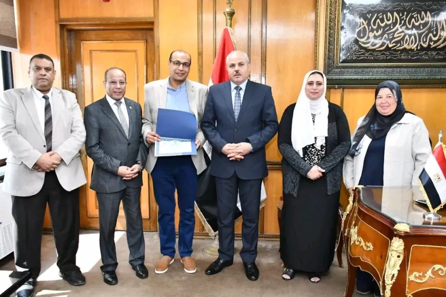 جامعة القناة تكرم الفائزين بجائزة الأداء المتميز لشهر أغسطس