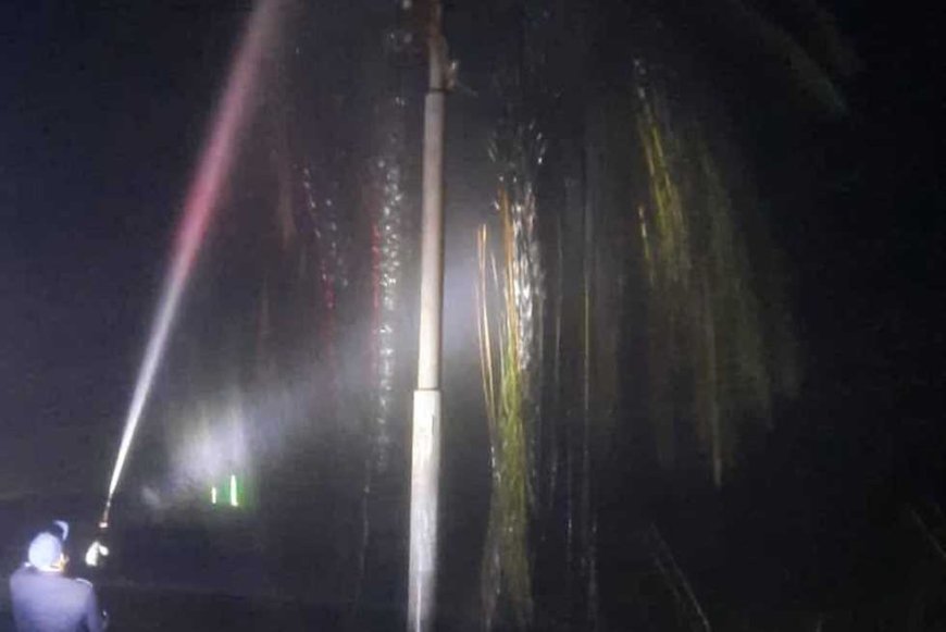 السيطرة على حريق اندلع بحشائش في المنيا