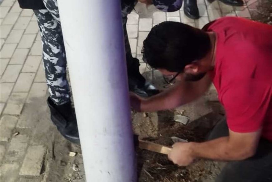 الحماية المدنية تنقذ قطة عالقة داخل عمود إنارة في حي الزهور ببورسعيد