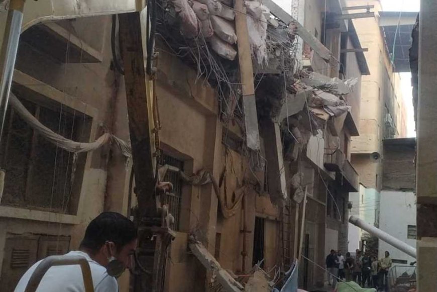 ارتفاع عدد ضحايا انهيار مصنع في المحلة الكبرى إلى 5 متوفين و25 مصابًا
