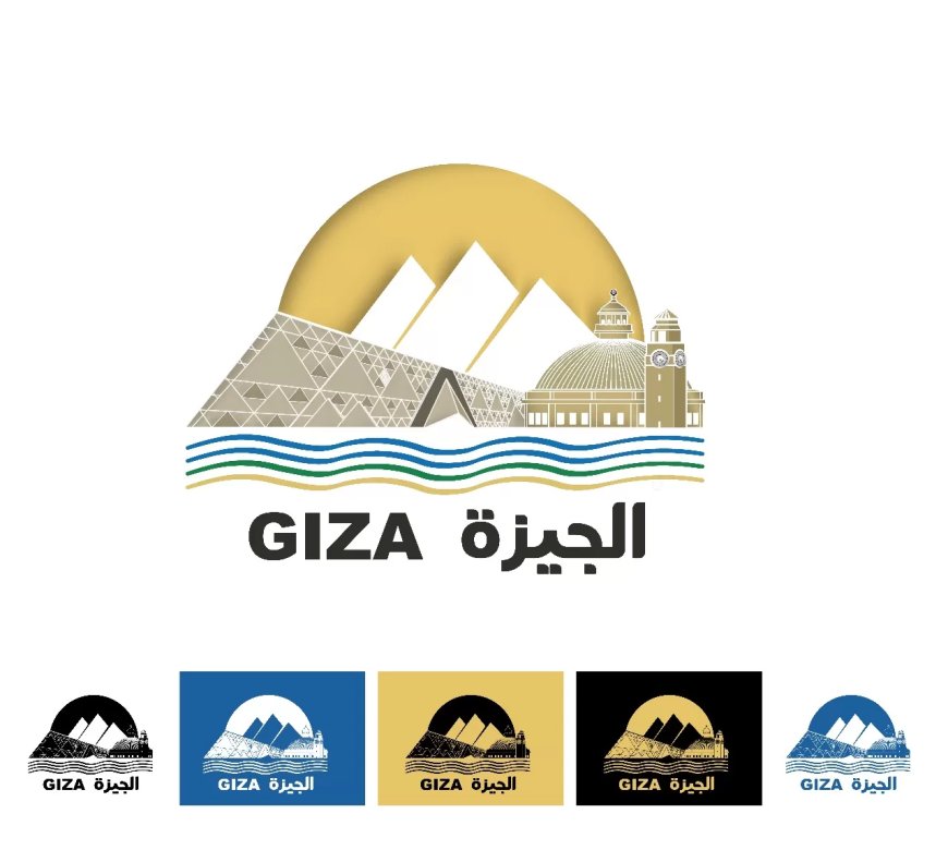 بالتزامن مع قرب افتتاح المتحف الكبير.. محافظة الجيزة تطلق شعار الهوية البصرية الجديد