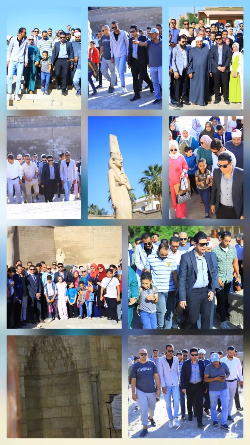 جولة شبابية لتعزيز الوعي السياحي بسوهاج في اليوم العالمي للسياحة