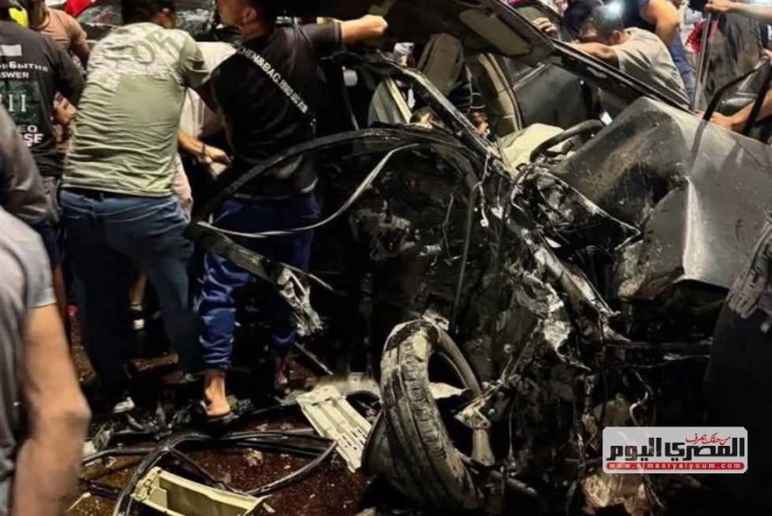 مصرع شخصين في حادث تصادم بمحور جمال عبد الناصر في التجمع الخامس