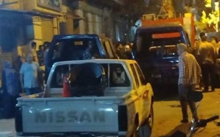 مصرع طفلة وإصابة والدتها وجدتها في انهيار سقف عقار قديم غربي الإسكندرية