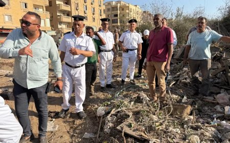 بعد أكثر من 10 سنوات.. محافظة الجيزة تزيل أكبر تجمع لفرز المخلفات والعشش بحدائق الأهرام