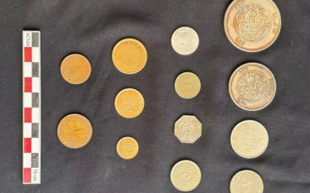 العثور على كبسولة عملات ذهبية..فى أساس فيلا يونانية بالإسكندرية..     وزير السياحة والاثار : الاكتشاف يعكس إسهامات الجاليات الأجنبية فى صياغة هوية المدينة