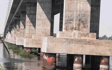 محافظ أسوان يتابع تداعيات اصطدام باخرة سياحية بكوبري «كلابشة»