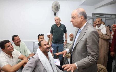 الفريق أسامة عسكر يثني على إنجاز المنيا بنسبة 90.6% في ملف التقنين