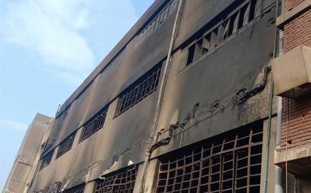 ماس كهربائي.. وراء حريق مصنع ملابس شبين القناطر بالقليوبية