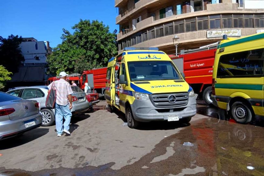 حريق يلتهم محل أقمشة داخل «زنقة الستات» في الإسكندرية