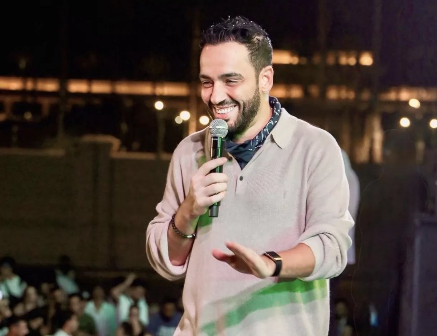 رامى جمال يشعل حفل الاسكندرية وسط هتافات وتصفيق حار