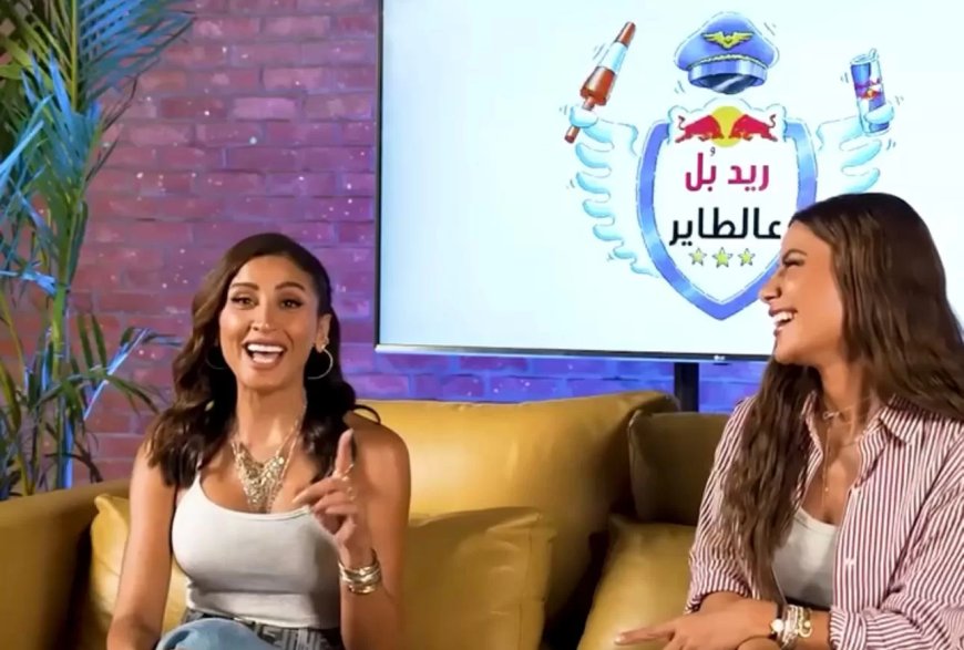 دينا الشربيني وصبا مبارك في مغامرة الطيران الأولى من نوعها في الجونة