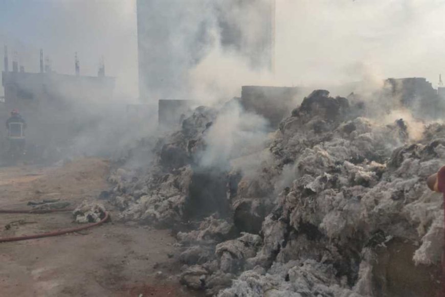 السيطرة على حريق شب في مخزن زيوت بمسطرد في القليوبية