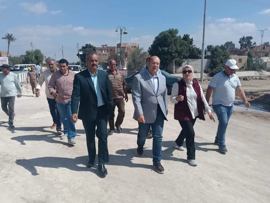 جولة ميدانية لنائب محافظ الجيزة بمركز منشأة القناطر