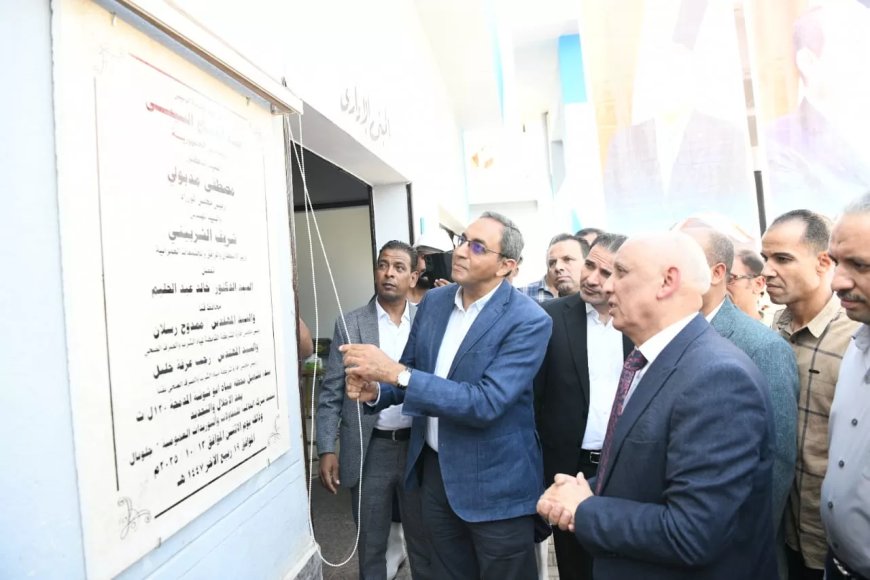 تخدم 50 ألف نسمة .. محافظ قنا يفتتح محطة مياه أبو شوشة المدمجة
