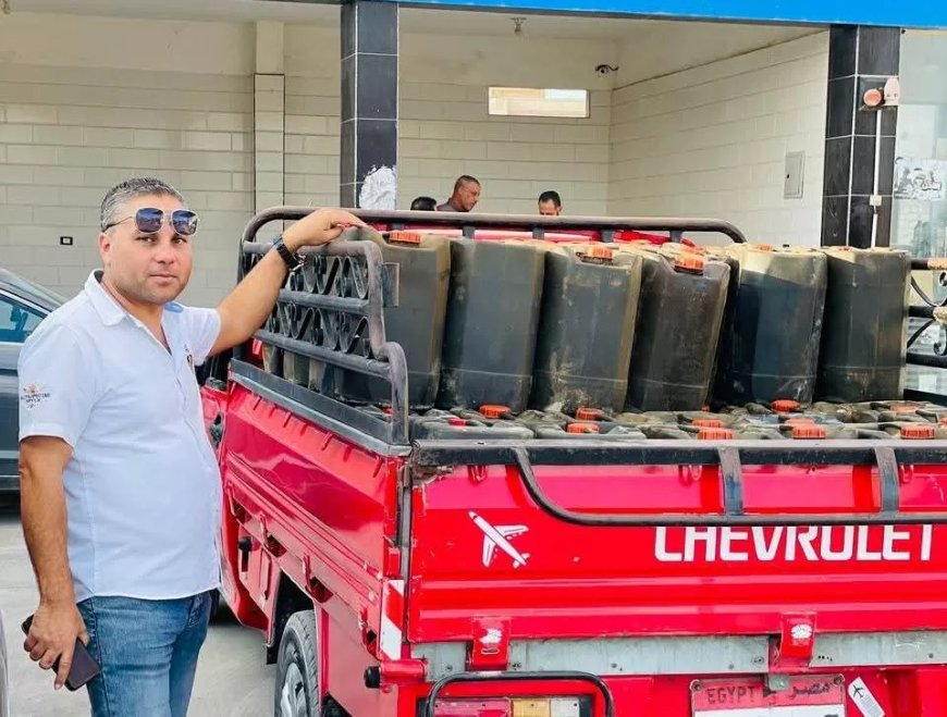 ضبط ٤ طن سولار في حملة لتموين مطروح قبل بيعها في السوق السوداء