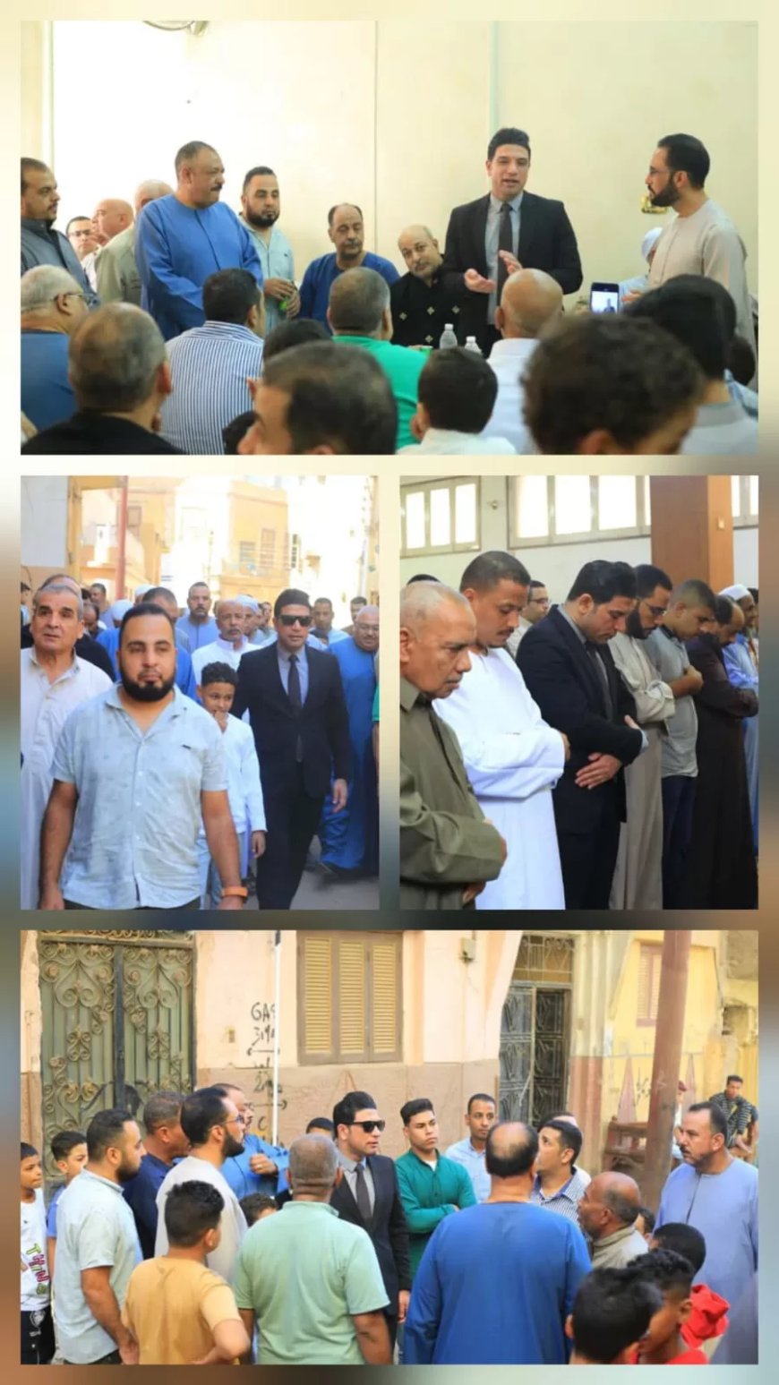 نائب محافظ سوهاج يؤدي صلاة الجمعة بمسجد الأسيوطي بأخميم ويستجيب لدعوة الأهالي بتفقد الشوارع ومتابعة الخدمات