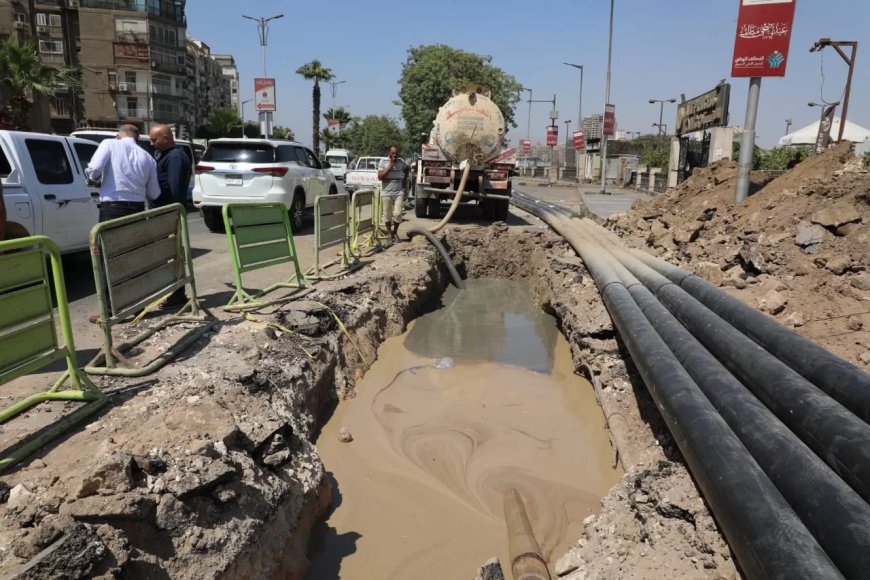 محافظ الجيزة يعلن الانتهاء من أعمال الحفر النفقي لكابلات تغذية محطات مياه جزيرة الذهب