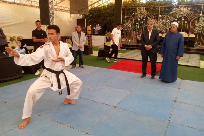 رئيس منطقة مطروح خلال تصفيات بطولة الكاراتيه: الرياضة جزء أصيل من الشخصية الأزهرية