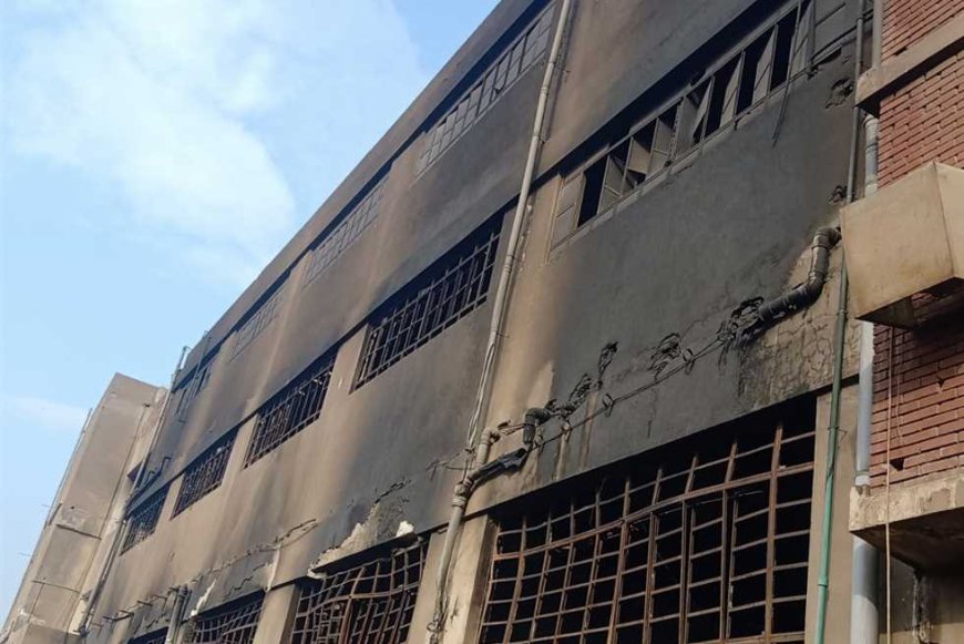 ماس كهربائي.. وراء حريق مصنع ملابس شبين القناطر بالقليوبية