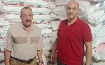 ضبط 10 أطنان دقيق فاخر مجهول المصدر في مركز فاقوس بـ الشرقية