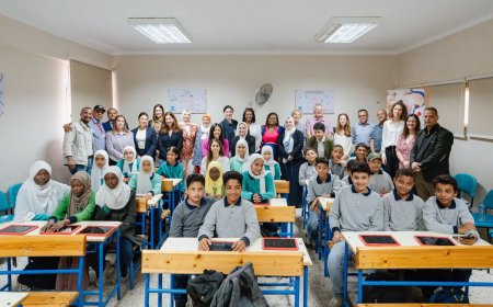 مؤسسة ڤودافون العالمية و المصرية يحتفلان بتوسيع نطاق برنامج ” شبكة المدارس الفورية” للاجئين في مصر