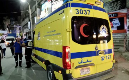 مصرع شخص وإصابة 9 آخرين في حادث تصادم بالمنيا