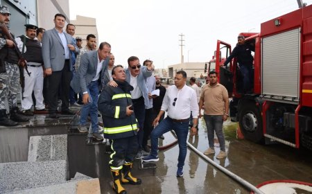 مصرع وإصابة 4 أشخاص فى حريق مصنع كيماويات بالسادات ..محافظ المنوفية يتفقد الموقع.. ويوجه برفع درجة الاستعداد بكافة الأجهزة الحيوية و صرف ١٠٠ ألف جنيه دعما ماليا للحماية المدنية