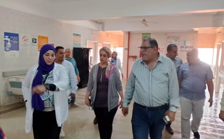 رئيس جهاز الشروق يستجيب لدعوة مديرة المستشفى المركزى ويُوجّه بتطوير فوري للمرافق والخدمات
