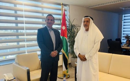 عبد الوهاب البخاري زائد يبحث مع وزير الزراعة الأردنى استعدادات تنظيم المهرجان الدولى للتمور بعمان