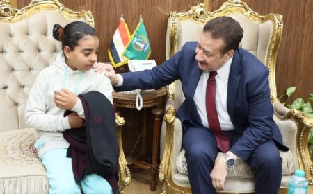 محافظ المنوفية لأسرة “الجزار” شهيد الشهامة : ” أنا تحت أمركم و مكتبي مفتوح في أي وقت”