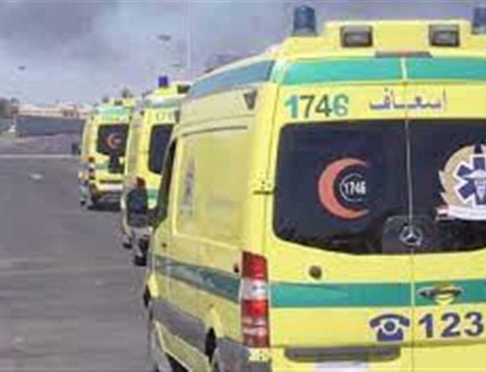 مصرع شخصين وإصابة 12 في انقلاب ميكروباص بالمنيا