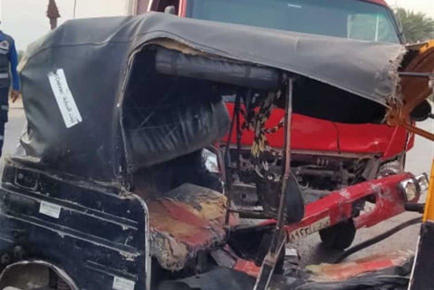 إصابة 5 أشخاص في حادث تصادم بطريق الصعيد الزراعي بالمنيا
