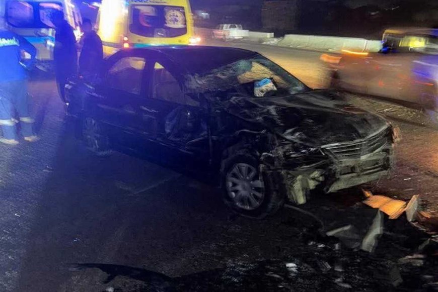 مصرع شخصين وإصابة 3 آخرين في حادث تصادم 3 سيارات على الطريق الدولي بـ الإسكندرية