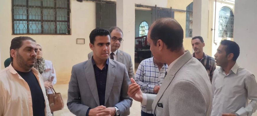 نائب المحافظ يتفقد مركز التدريب المهني بمدينة مرسى مطروح