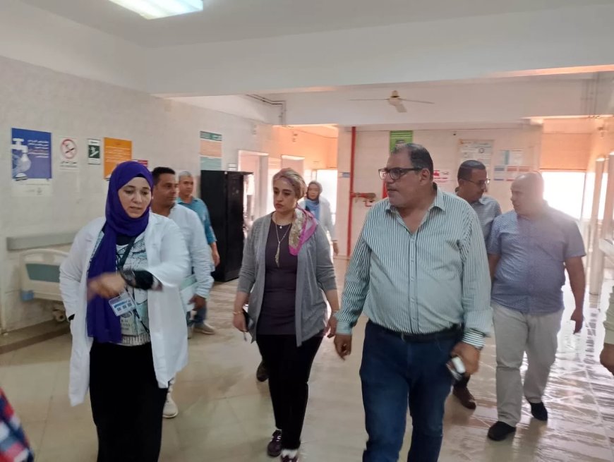 رئيس جهاز الشروق يستجيب لدعوة مديرة المستشفى المركزى ويُوجّه بتطوير فوري للمرافق والخدمات