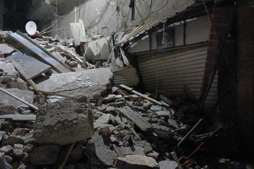 عقب إخلائه بلحظات.. انهيار عقار من 8 طوابق بالجمرك غرب الإسكندرية