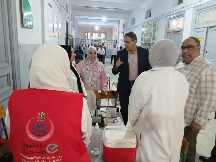 فرق طبية مكثفة لتقديم خدمات المبادرات الرئاسية للناخبين ضمن خطة التأمين الطبي بالمنوفية