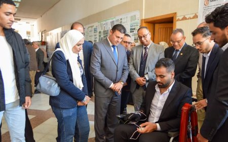 افتتاح معرض ” ابتكار مستدام ” علي هامش مؤتمر دور الجامعة في توطين و تطوير المشروعات الحرفية و الصناعات الوطنية.. بالمنوفية