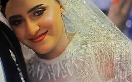 تشييع جنازة عروس قويسنا المقتولة على يد زوجها بعد 4 شهور من الزفاف
