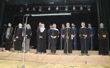 أغان وطنية و إبداع طلابي لـ “كورال” جامعة المنوفية..احتفالا بعيدها الـ49